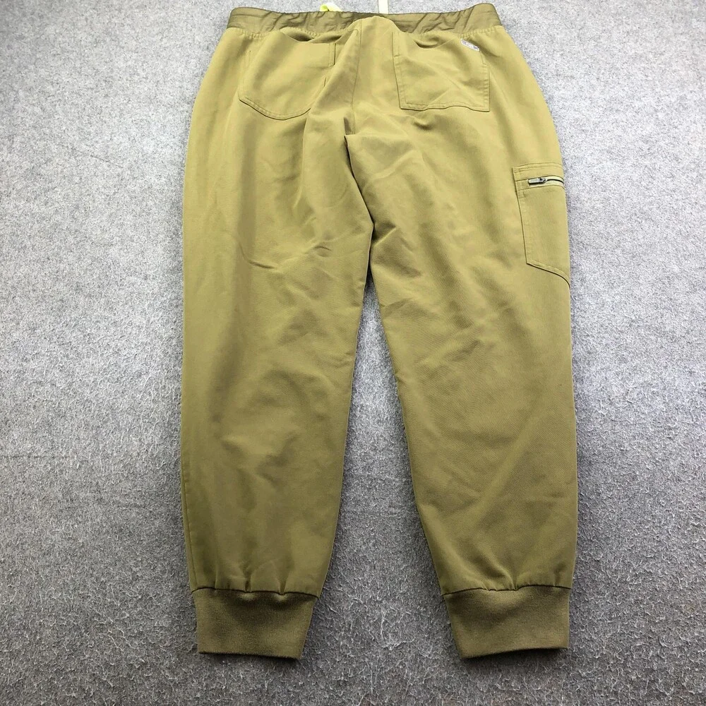 FIGS Scrub Jogger Pants Womens Large Petite Green Zamora Cargo Medical